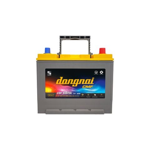  Ắc quy khô miễn bảo dưỡng Đồng Nai CMF 55D26L - 12V - 60Ah 
