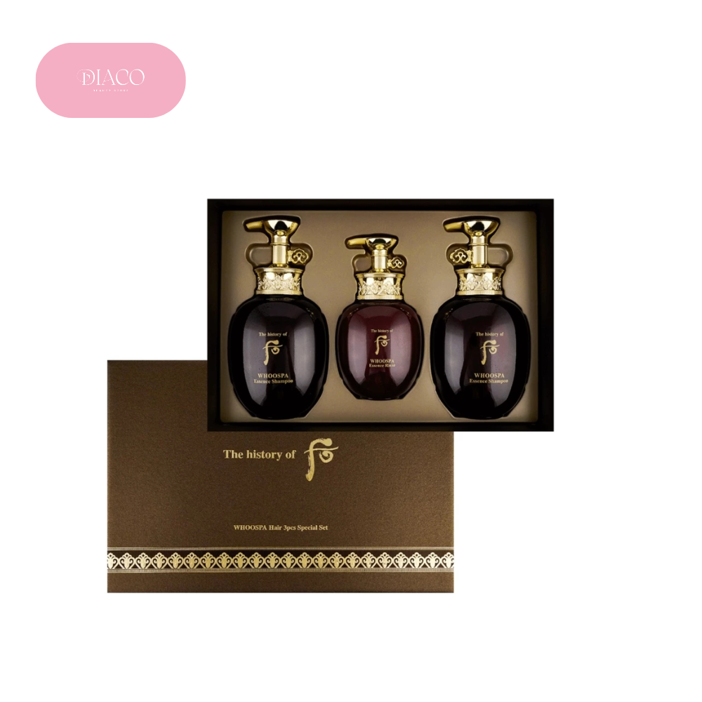 Set De Soins Cheveux The History Of Whoo SPA - Shampooing + Après-shampooing - 3 Pièces Neuf