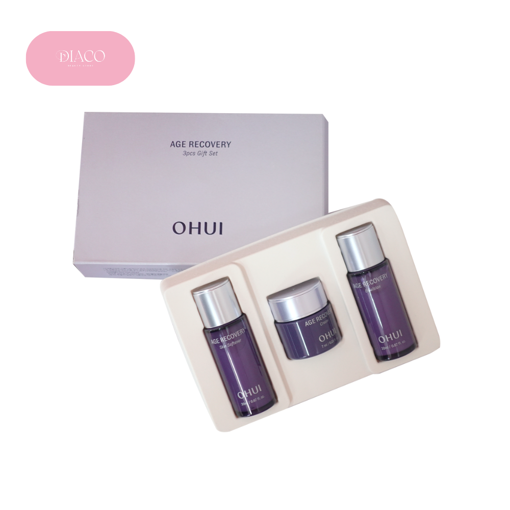OHUI AGE RECOVERY 3PCS GIFT SET - BỘ SẢN PHẨM DƯỠNG DA TRẺ HÓA (3