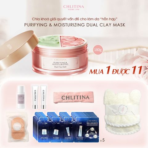 Purifying & Moisturizing dual clay mask