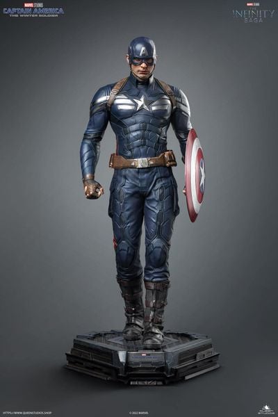 [ĐÃ PHÁT HÀNH] QUEEN STUDIOS - CAPTAIN AMERICA STEALTH SUIT 1/4 STATUE
