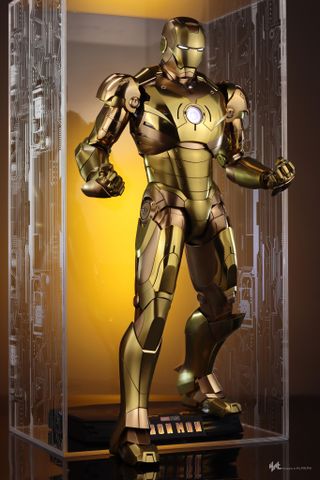 [ĐÃ PHÁT HÀNH - ORDER] HOT TOYS QS024 - IRON MAN IRON MAN MARK III (GOLDEN COLOR VERSION)