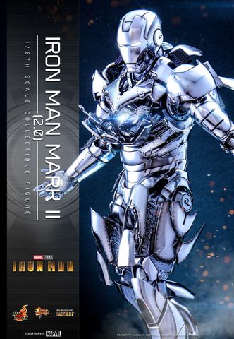 [ĐÃ PHÁT HÀNH - ORDER]  HOT TOYS MMS733D59 : IRON MAN MARK II (2.0) DIECAST