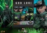 [ĐẶT TRƯỚC]  HOT TOYS EXCLUSIVE DX40 : GOD LOKI  (SCLUPT EDITION )