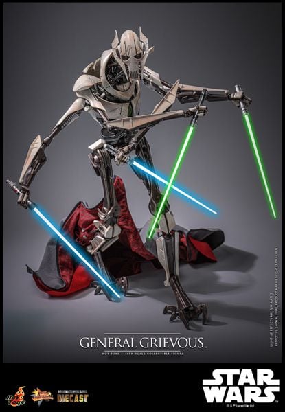 [ĐẶT TRƯỚC]  HOT TOYS MMS760D67B STAR WARS EPISODE III: REVENGE OF THE SITH™ GENERAL GRIEVOUS™ SPECIAL BONUS VERSION