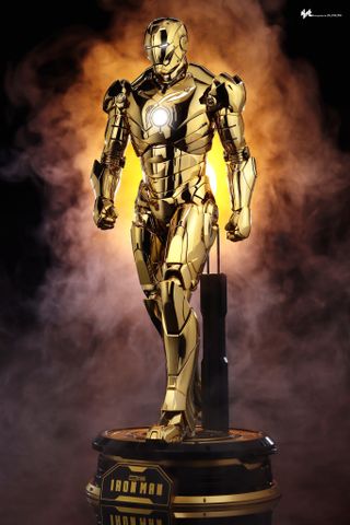 [ ĐÃ PHÁT HÀNH - ORDER ] HOT TOYS EXCLUSIVE - HOT TOYS MMS764D69 - Iron Man Mark III (Golden Color Version)