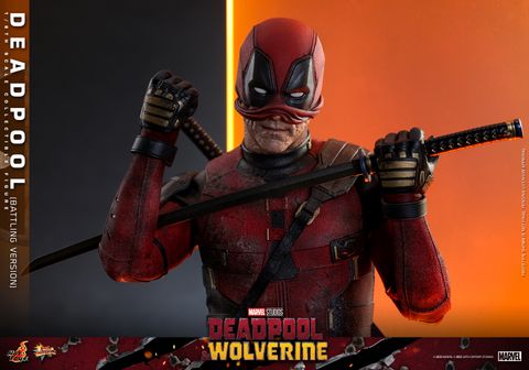 [ ĐÃ PHÁT HÀNH - ORDER ] HOT TOYS Deadpool & Wolverine MMS782 : DEADPOOL (BATTLING VERSION) 1/6th scale Collectible Figure