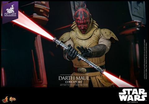 [ĐÃ PHÁT HÀNH - ORDER] HOT TOYS EXCLUSIVE MMS778 : Star Wars: Episode I The Phantom Menace™ Darth Maul™ (Concept Art) - World Version 1/6th scale Collectible Figure
