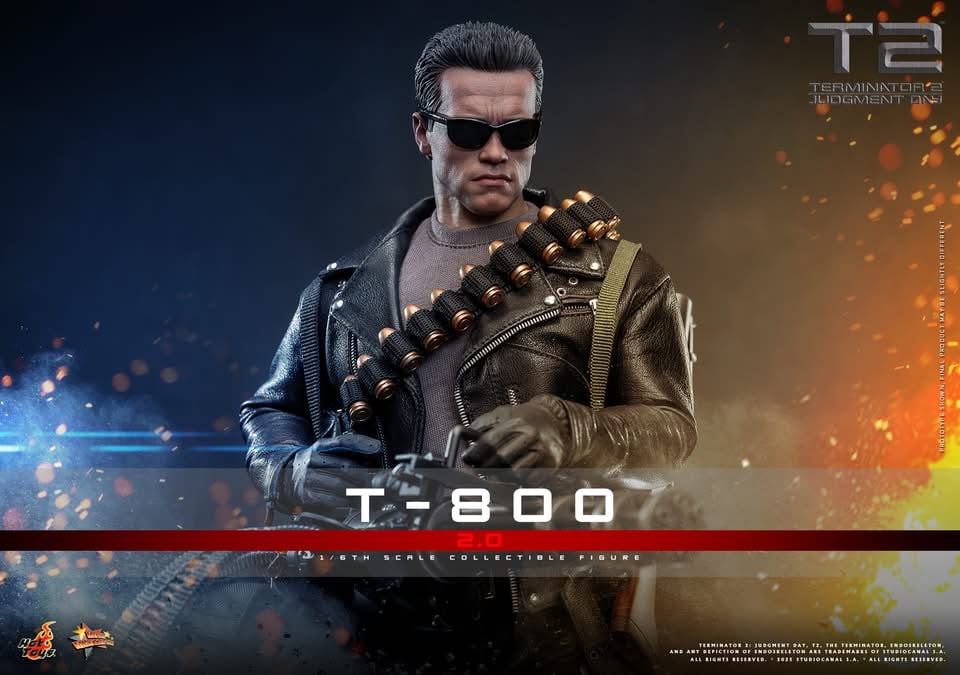 ĐẶT TRƯỚC] HOT TOYS MMS795: TERMINATOR 2: JUDGMENT DAY T-800