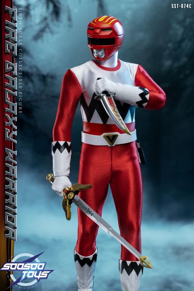 [ĐẶT TRƯỚC] SOOSOO TOYS : SST074C - POWER RANGER : RED TEAM UP : FIRE GALAXY WARRIOR
