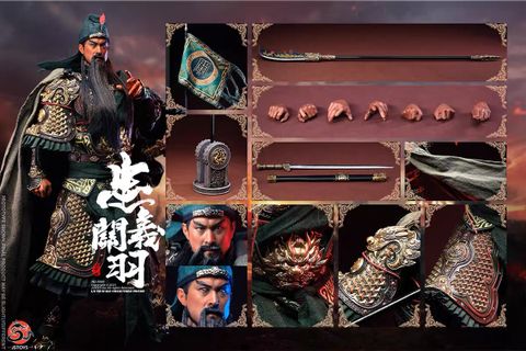 [ĐẶT TRƯỚC]  JIASHENG JSTOYS JS002 : 1/6 THREE KINDOMS SERIES : GUAN YU YUCHANG (DELUXE VERSION)