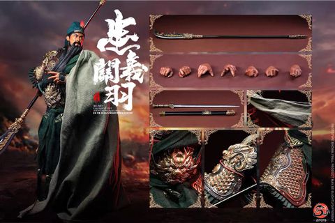 [ĐẶT TRƯỚC]  JIASHENG JSTOYS JS001 : 1/6 THREE KINDOMS SERIES : GUAN YU YUCHANG (STANDARD VERSION)