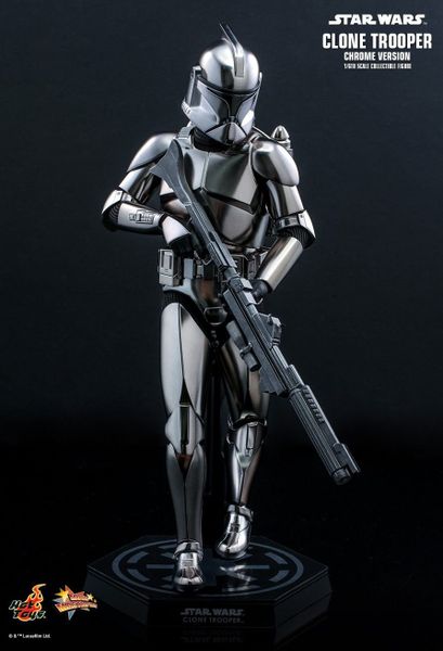 [ĐẶT TRƯỚC] HOT TOYS MS643 : STAR WARS CLONE TROOPER (CHROME VERSION)