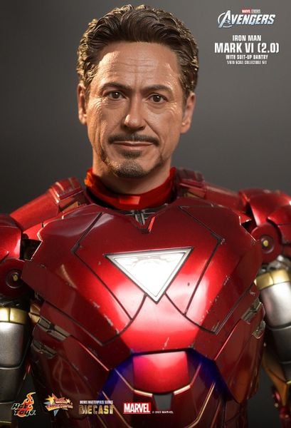 Hot Toys MMS543D33 Iron Man Mark 85 Battle Damaged Version Avengers  Endgame  2DBeat Figure Store