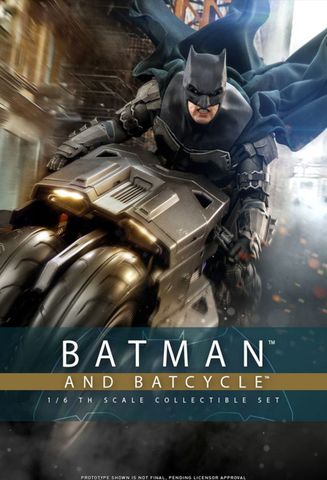 [ ĐÃ PHÁT HÀNH - ORDER ]  HOT TOYS MMS705 - THE FLASH : BATMAN AND BATCYCLE