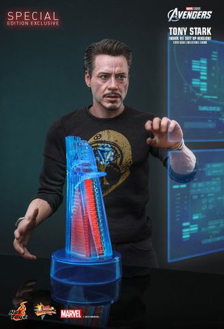 [ ĐÃ PHÁT HÀNH - ORDER ] HOT TOYS MMS718 : THE AVENGERS TONY STARK (MARK VII SUIT UP VERSION) - SPECIAL VERSION