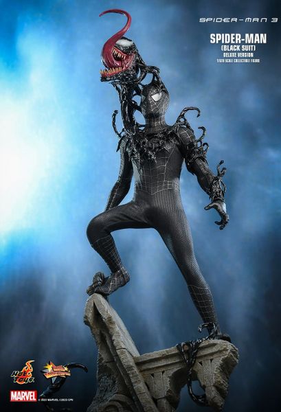 [ĐẶT TRƯỚC] HOT TOYS MMS728 - SPIDER-MAN 3 SPIDER-MAN (BLACK SUIT) - DELUXE  (REGULAR VERSION)