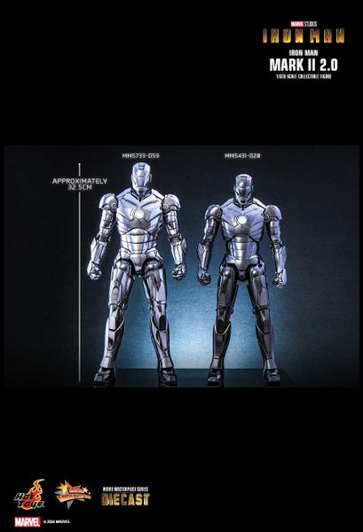 [ĐÃ PHÁT HÀNH ORDER] HOT TOYS MMS733D59 IRON MAN MARK II DIECAST