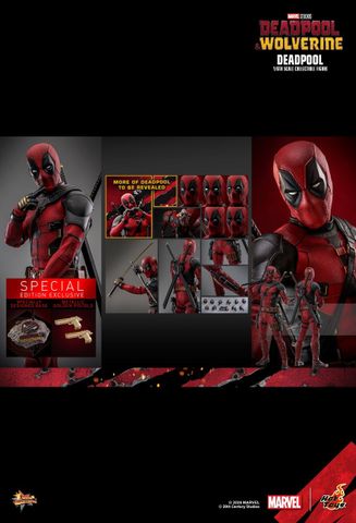 [ ĐÃ PHÁT HÀNH - ORDER ]  HOT TOYS EXCLUSIVE - MMS746B -  DEADPOOL & WOLVERINE : DEADPOOL (SPECIAL BONUS EDITION)