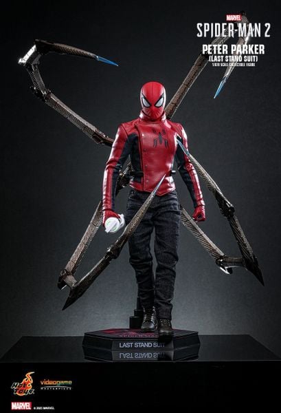 [ĐẶT TRƯỚC] HOT TOYS EXCLUSIVE - HOT TOYS VGM71 : Marvel's Spider-Man 2 Peter Parker (Last Stand Suit) 1/6th scale Collectible Figure