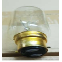 790429 - TUBULAR NAVIGATION LAMP, B-22, D (D.C MEDIUM BAYONET BASE) 38 x 100 MM, 220V, 60 W