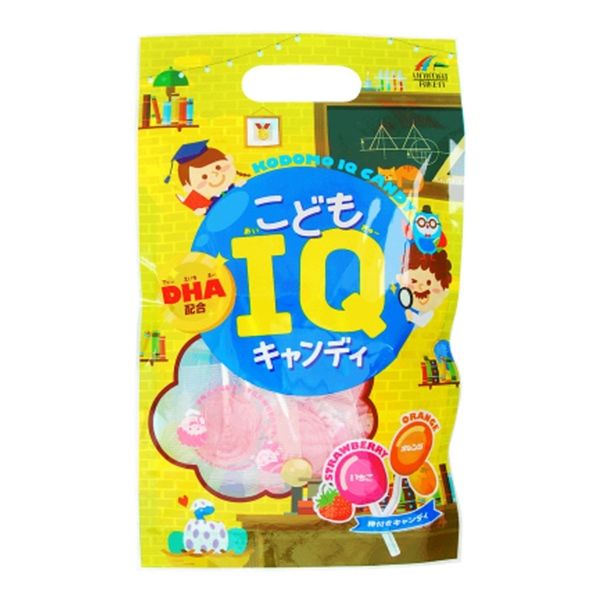 Kẹo Mút Kodomo IQ bổ sung DHA vị hoa quả cho 10 cái Nhật Bản