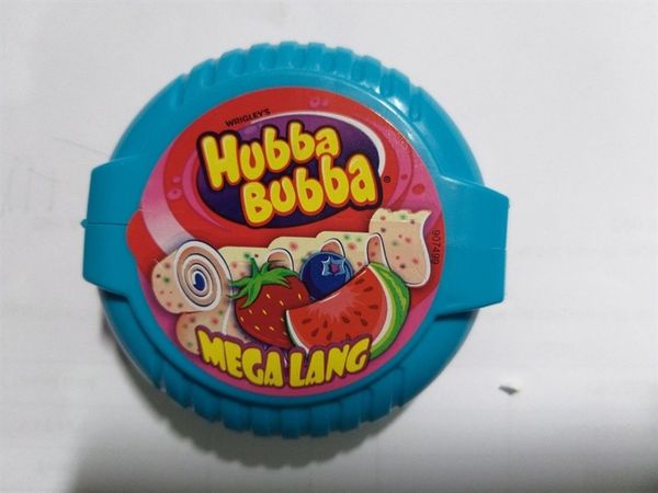 Hubba Bubba Mega Lang Erdbeere- Blaubeere- Wassermelone (xanh): vị trái cây