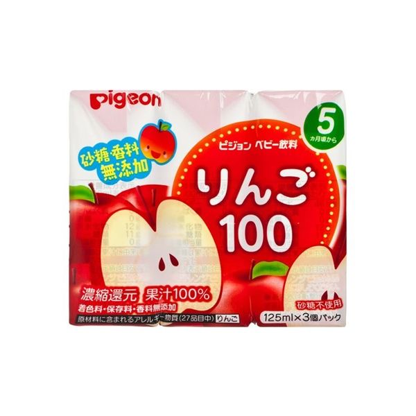 Nước ép Pigeon vị táo 5m+ (125mlx3)