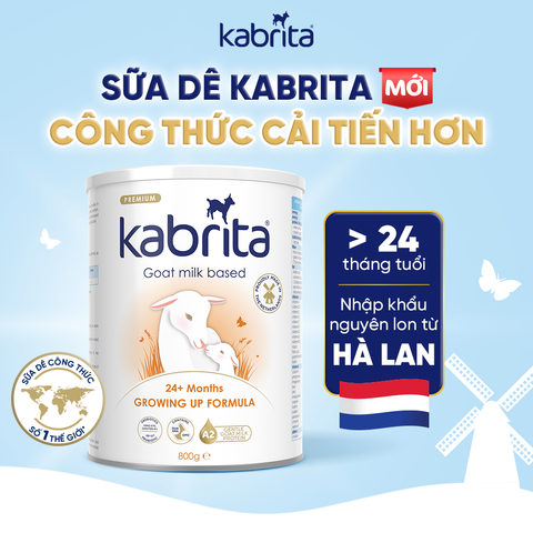  Sữa dê Kabrita Premium Hà Lan số 3 - 800g (cho trẻ trên 24 tháng) 