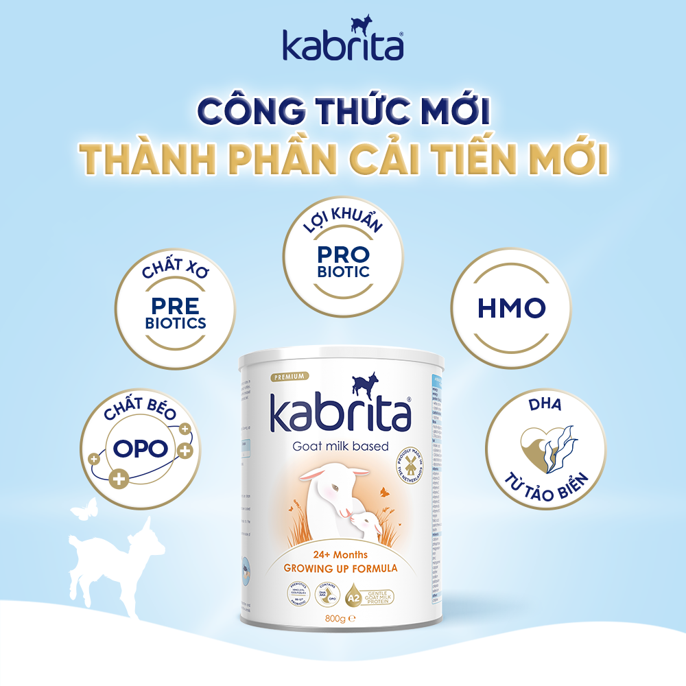  Sữa dê Kabrita Premium Hà Lan số 3 - 800g (cho trẻ trên 24 tháng) 