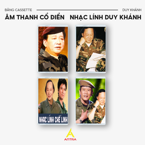  Bộ Sưu Tập Băng Cassette Duy Khánh-Chế Linh– Tuyển Tập Nhạc Lính | 90 Phút (Thâu Nhạc Theo Yêu Cầu) 