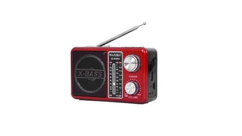  Đài Radio bắt sóng khỏe, nghe nhạc Bluetooth, ghi âm, xuất xứ INDONESIA tặng kèm USB 200 bài hát WAXIBA 895REC 