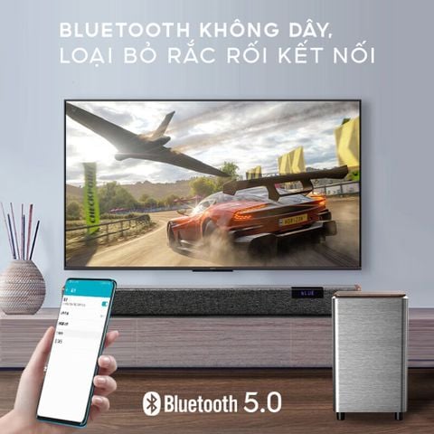 Loa SoundBar G65 Để Bàn, Loa Công Suất Lớn, Kèm 2 Mic, 1 Loa Dài 1 Loa Đứng, Kết Nối Bluetooth, Bảo Hành 12 Tháng 
