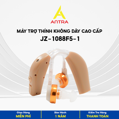  Máy Trợ Thính Đeo 2 Tai Không Dây TJZJY 1088F5  Nghe Rõ Mạnh, Không Hú, Cho Người Lớn Tuổi BH 12 Tháng 