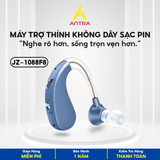  Tai Nghe Trợ Thính Không Dây Sạc Pin TJZJY 1088F8 Dành Cho Người Già, Âm Thanh Rõ, Không Dè, Dễ Sử Dụng, BH 12 Tháng 