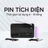  Đài Radio bắt sóng khỏe, nghe nhạc Bluetooth, ghi âm, xuất xứ INDONESIA tặng kèm USB 200 bài hát WAXIBA 895REC 