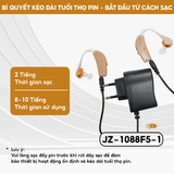  Máy Trợ Thính Đeo 2 Tai Không Dây TJZJY 1088F5  Nghe Rõ Mạnh, Không Hú, Cho Người Lớn Tuổi BH 12 Tháng 