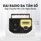  Đài Radio BOOMBASS 9999UAR xuất xứ Thái Lan đầy đủ chức năng nghe nhạc qua USB, thẻ nhớ, bluetooth, bắt sóng cực khỏe 