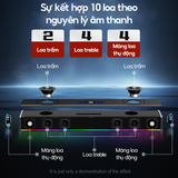  Loa SoundBar G69 Để Bàn Tivi, Loa Siêu Trầm Tích Hợp Micro Không Dây, Âm Thanh Bluetooth 5.0, Bảo Hành 12 Tháng 