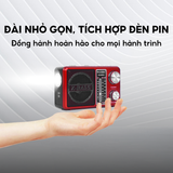  Đài Radio bắt sóng khỏe, nghe nhạc Bluetooth, ghi âm, xuất xứ INDONESIA tặng kèm USB 200 bài hát WAXIBA 895REC 