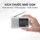  Đài Radio SW - 515BT Bắt Sóng Khỏe AM/FM/SW, Kết Nối Bluetooth, USB, Thẻ Nhớ, Tích Hợp Đèn Pin Tiện Lợi, BH 12Thg 