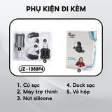  Máy Trợ Thính TJZJY 1088F4 Chất Lượng Cao Cấp, Đeo 2 Tai Cho Người Già, Âm Thanh Rõ Ràng, Không Dè BH 12 Tháng 
