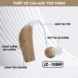  Máy Trợ Thính, Tai Nghe Trợ Thính Cao Cấp TJZJY 1088F Không Dây Sạc Điện Cho Người Già, BH 12 Tháng 