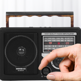  Đài Radio BOOMBASS 9999UAR xuất xứ Thái Lan đầy đủ chức năng nghe nhạc qua USB, thẻ nhớ, bluetooth, bắt sóng cực khỏe 