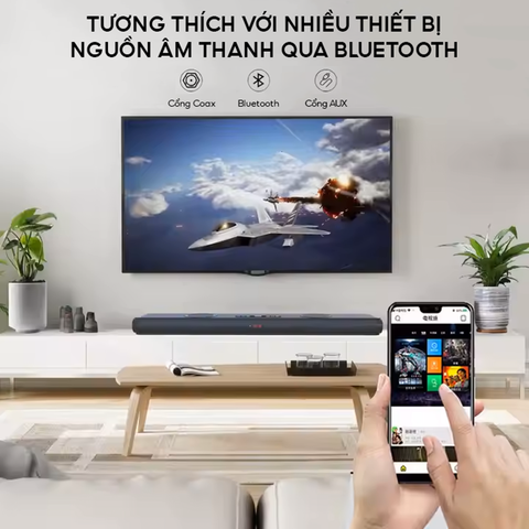  Loa SoundBar G63 Để Bàn 10 Loa Công Suất Lớn, Kết Nối Bluetooth 5.0, Điều Khiển Từ Xa, Đè Led Rực Rỡ, BH 12 Tháng 