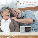  Đài Radio SW - 515BT Bắt Sóng Khỏe AM/FM/SW, Kết Nối Bluetooth, USB, Thẻ Nhớ, Tích Hợp Đèn Pin Tiện Lợi, BH 12Thg 