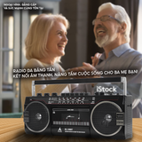  Radio Cassette ANTRA EL- 149 BT bắt sóng khỏe, nghe nhạc qua Bluetooth, thẻ nhớ, USB, ghi âm tặng 1 Băng Casset 