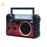  Radio FP-722S thế hệ mới nhiều chức năng, 2 ăng ten, 2 tấm pin năng lượng mặt trời 