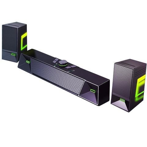  Bộ 3 Loa Máy Tính V6 Loa Ngang và 2 Loa Đứng, Phù Hợp Với Chơi Game, Giải Trí, Xem Phim, Kết Nối Bluetooth, BH 12 Tháng 