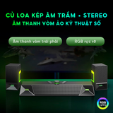  Bộ 3 Loa Máy Tính V6 Loa Ngang và 2 Loa Đứng, Phù Hợp Với Chơi Game, Giải Trí, Xem Phim, Kết Nối Bluetooth, BH 12 Tháng 